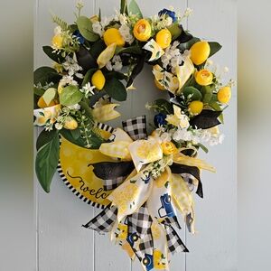 Farmhouse Lemon Wreath